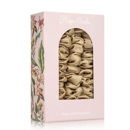 Vegan Silk Mini Scrunchies 3-Pack