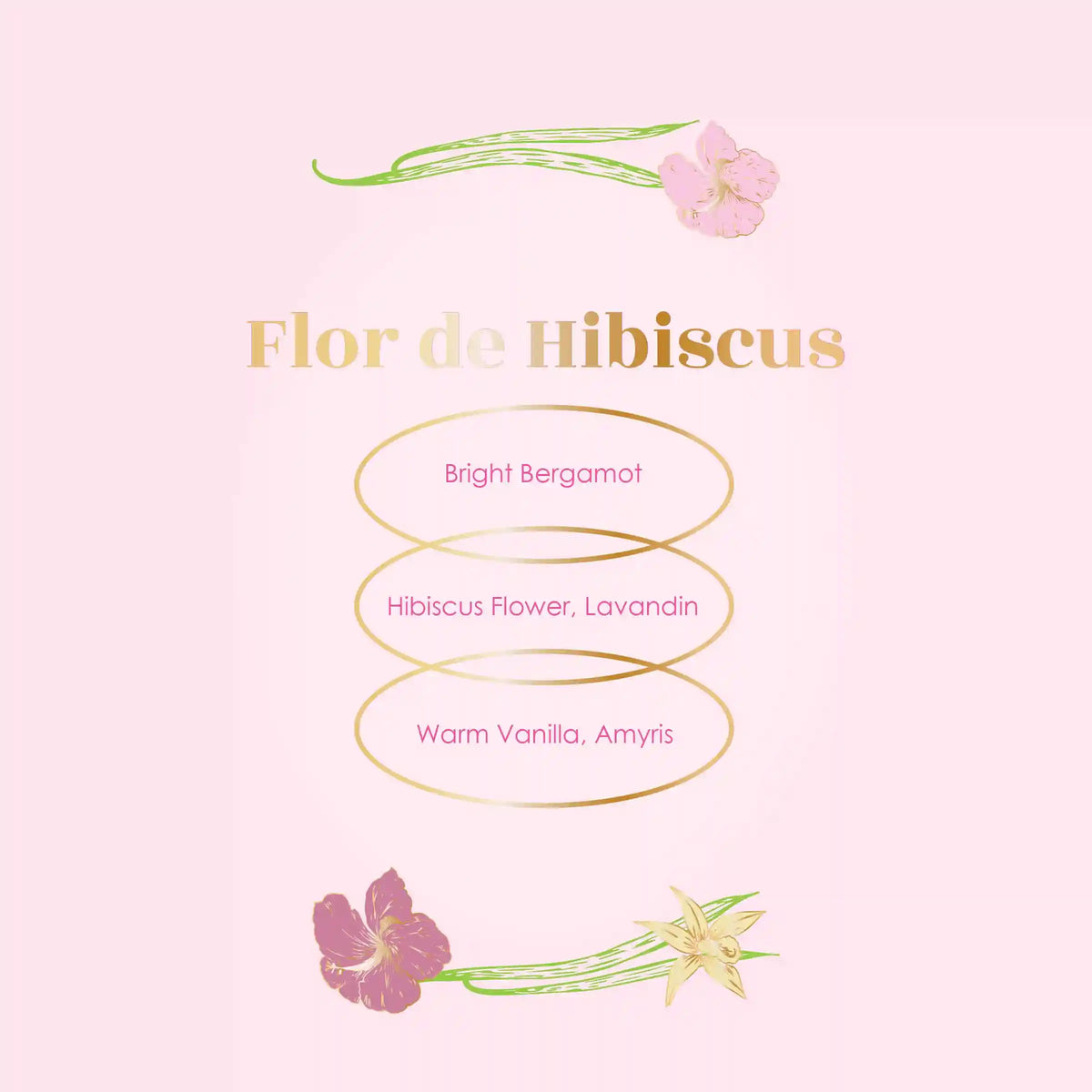 Flor de Hibiscus Scented Candle